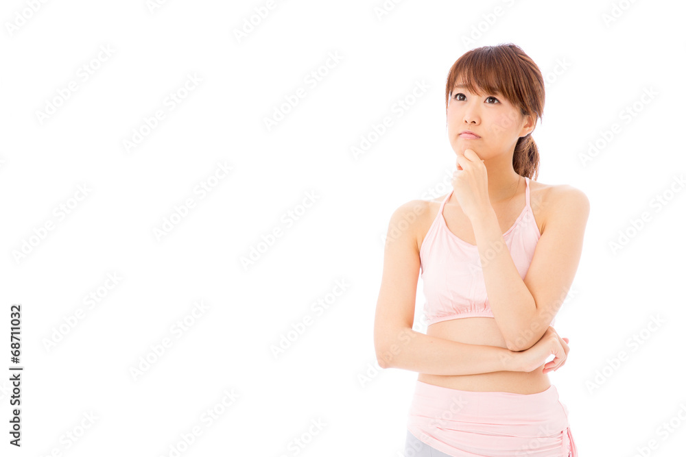attractive asian woman exercise image attractive asian woman exercise image