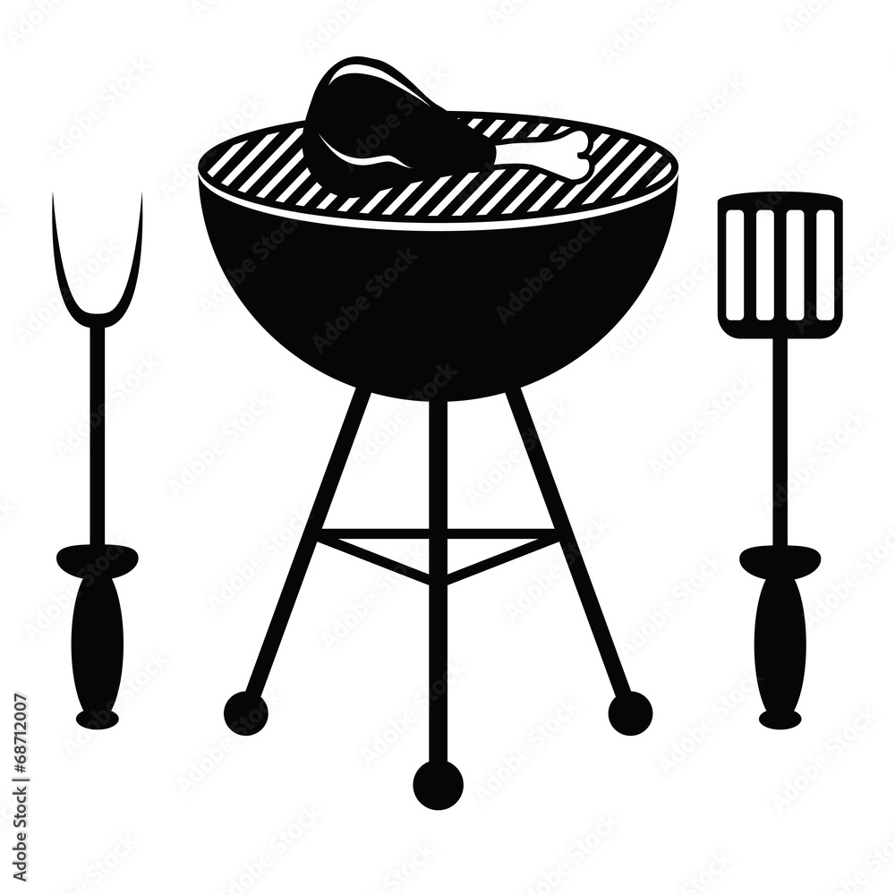drumstick chicken fried on a barbecue grill drumstick chicken fried on a barbecue grill