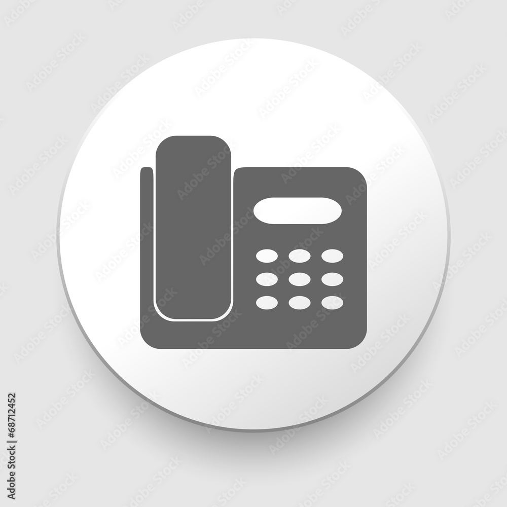 Office Phone Icon. Vector illustration Office Phone Icon. Vector illustration
