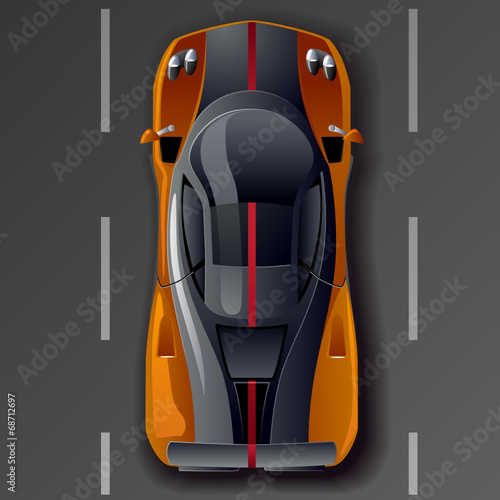 Vector  super sports car