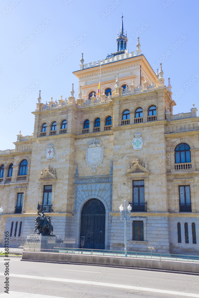 Obraz premium Former Military Academy Cavalry in Valladolid, Spain