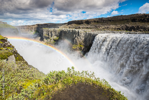 Dettifoss waterfall  Vatnajokull National Park  Iceland