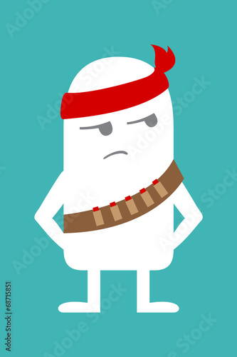 Animated personality rambo