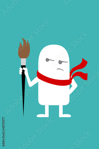 Animated personality leader