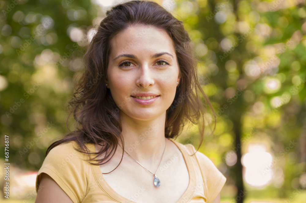 Portrait of a beautiful young woman Portrait of a beautiful young woman