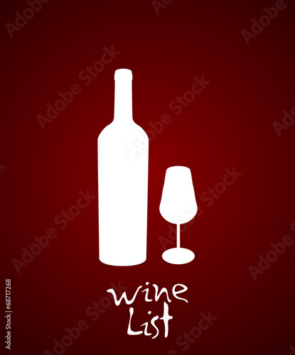 Wine List Restaurant Catering Gastroservice Logo