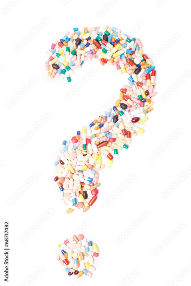 Question mark out of pharmaceuticals
