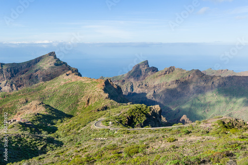 Mountain landscape at Tenerife island, Spain