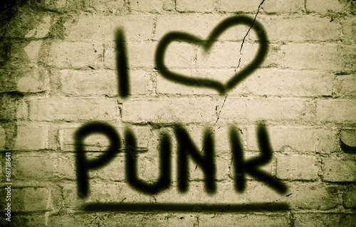 I Love Punk Concept