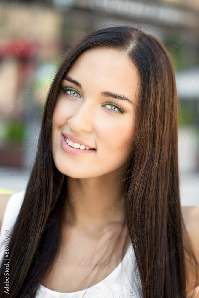 Young beautiful woman