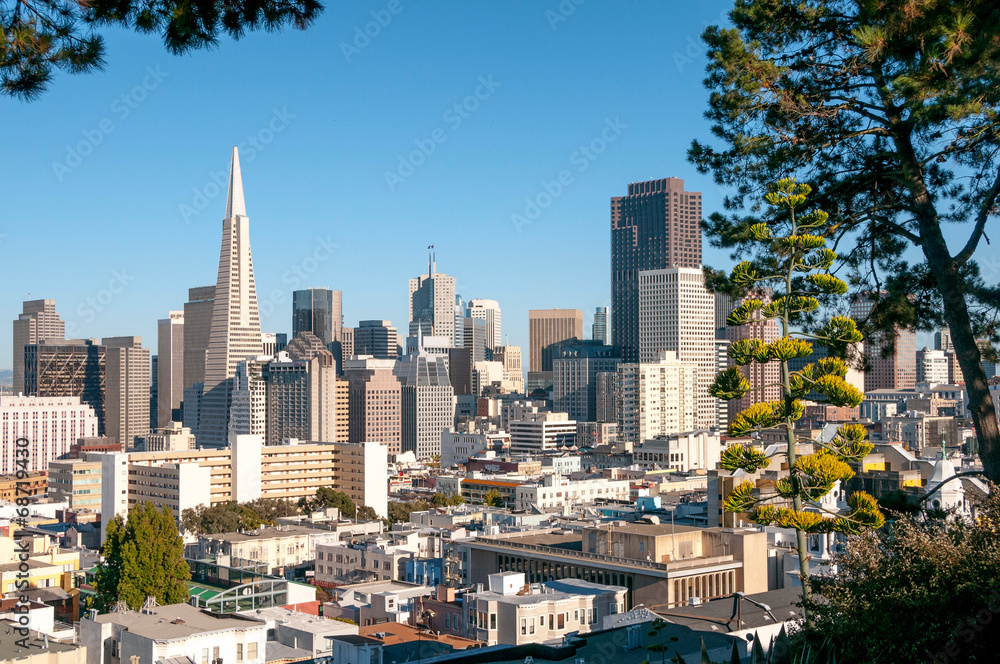 Downtown of San Francisco.