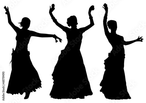 Tribal Dance Silhouettes
