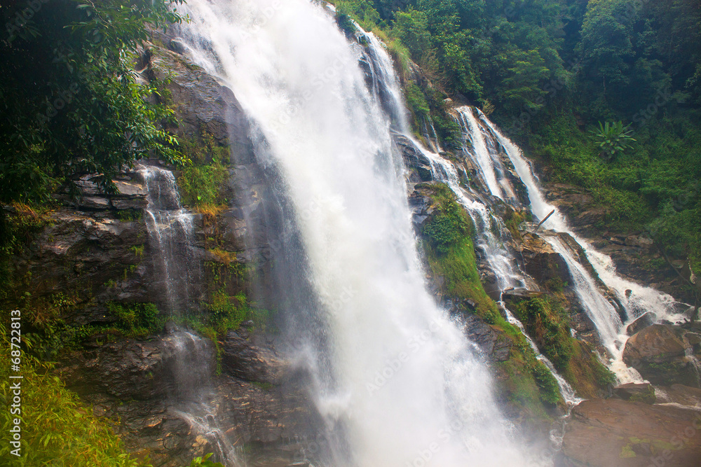 Wachirathan waterfall in northern Thailand