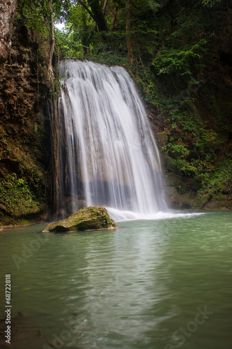 Erawan waterfall in Thailand