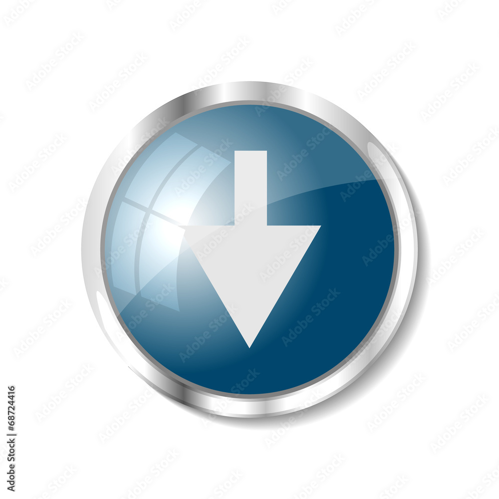 Blue web button Blue web button