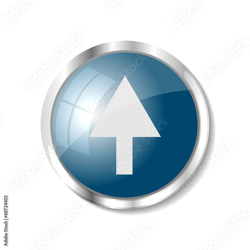 Blue web button