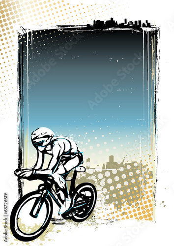 cycling poster background