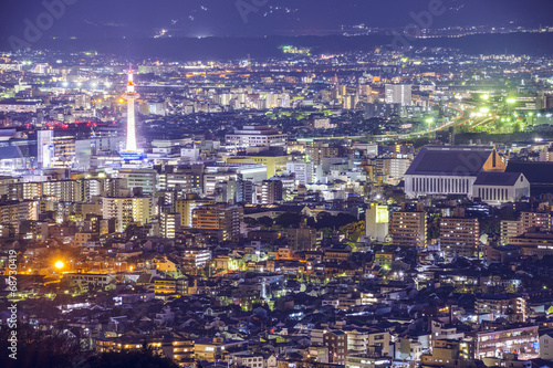Kyoto, Japan Skyline © SeanPavonePhoto