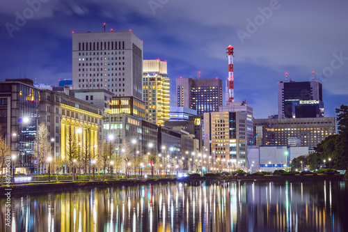 Tokyo, Japan Cityscape at Marunouchi Business District © SeanPavonePhoto