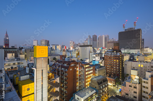 Shinjuku, Tokyo Dawn Skyline