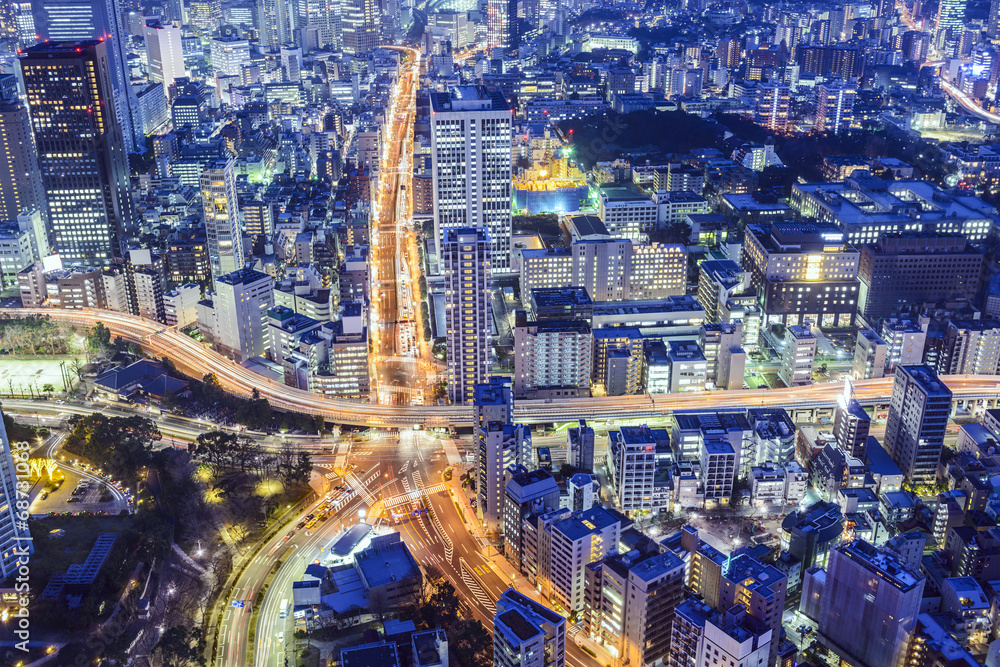 Fototapeta premium Tokyo, Japan Junctions
