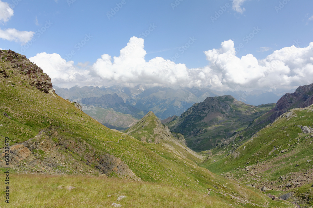 Pyrénées , Espagne, retour du lac d'Anayet 2