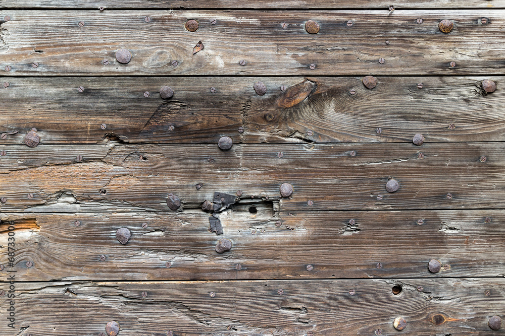 Naklejka premium The old wood texture with natural patterns