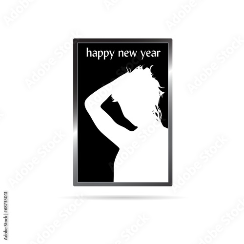 happy new year with white girl