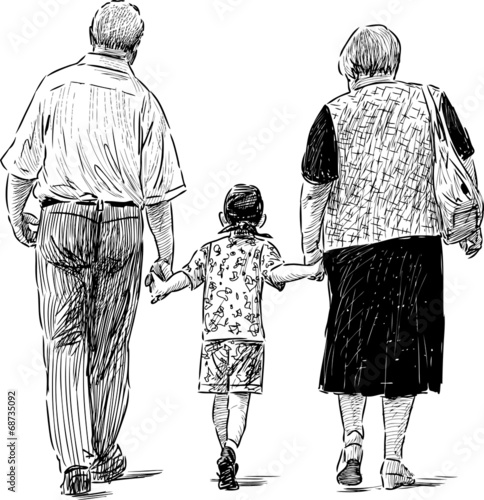 grandparents and grandson