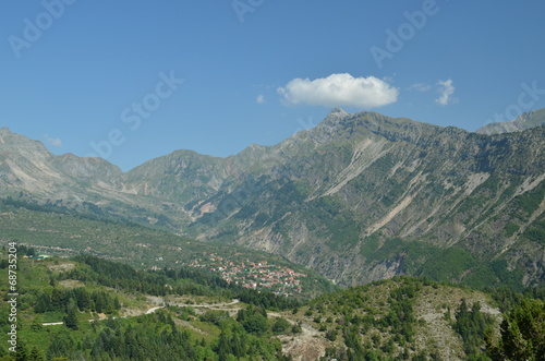 Theodoriana Artas - mountain and green forest in north Greece