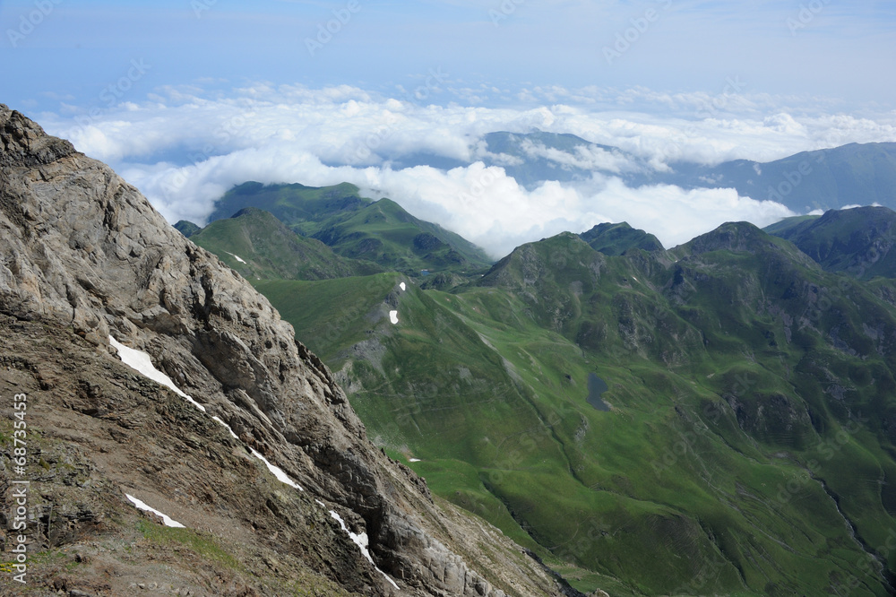 Pic du midi de Bigorre, vue coté nord Pic du midi de Bigorre, vue coté nord