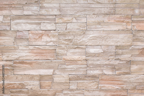 Modern stone brick texture wall background