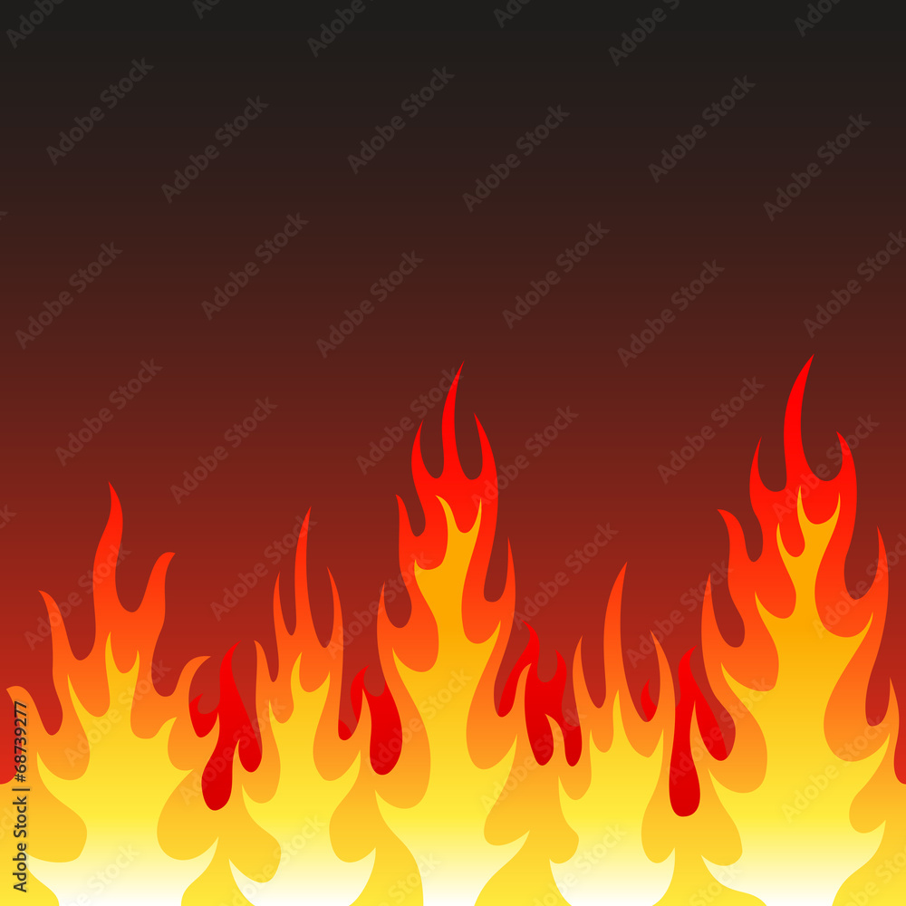 Seamless fire, flame background Seamless fire, flame background