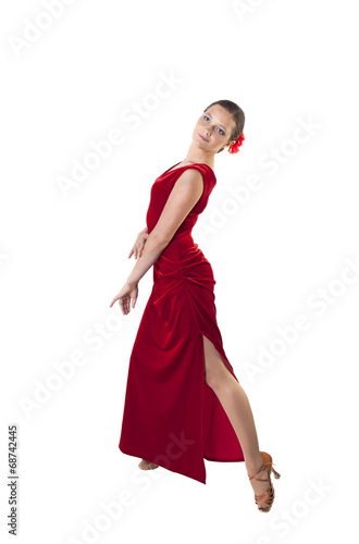 Woman in a dancing dress