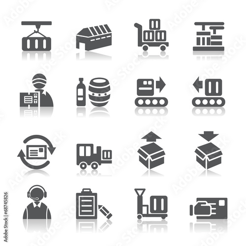 Logistics and Transport Icons