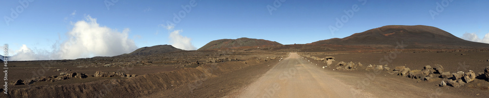 Wandern zum Piton de la Fournaise