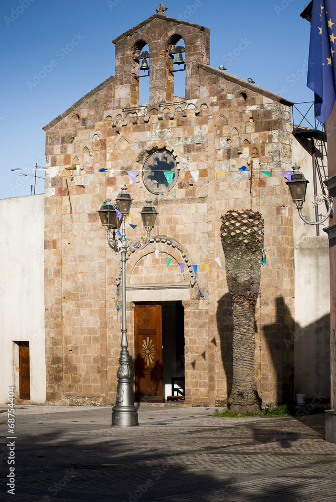 Sardinia. Romanesque church