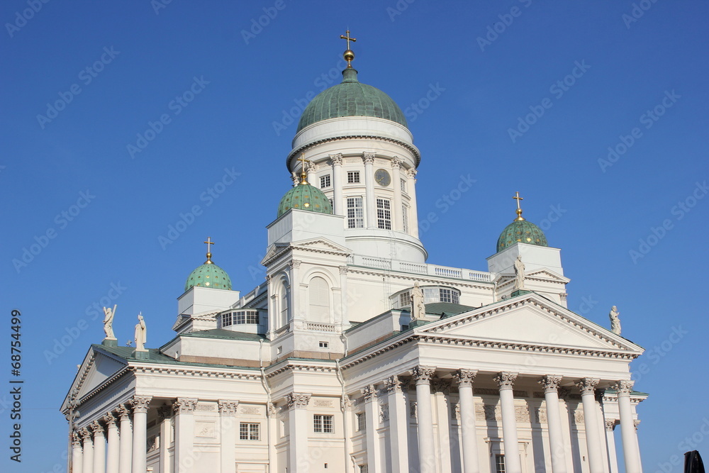 Der weiße Dom von Helsinki, Wahrzeichen der Stadt