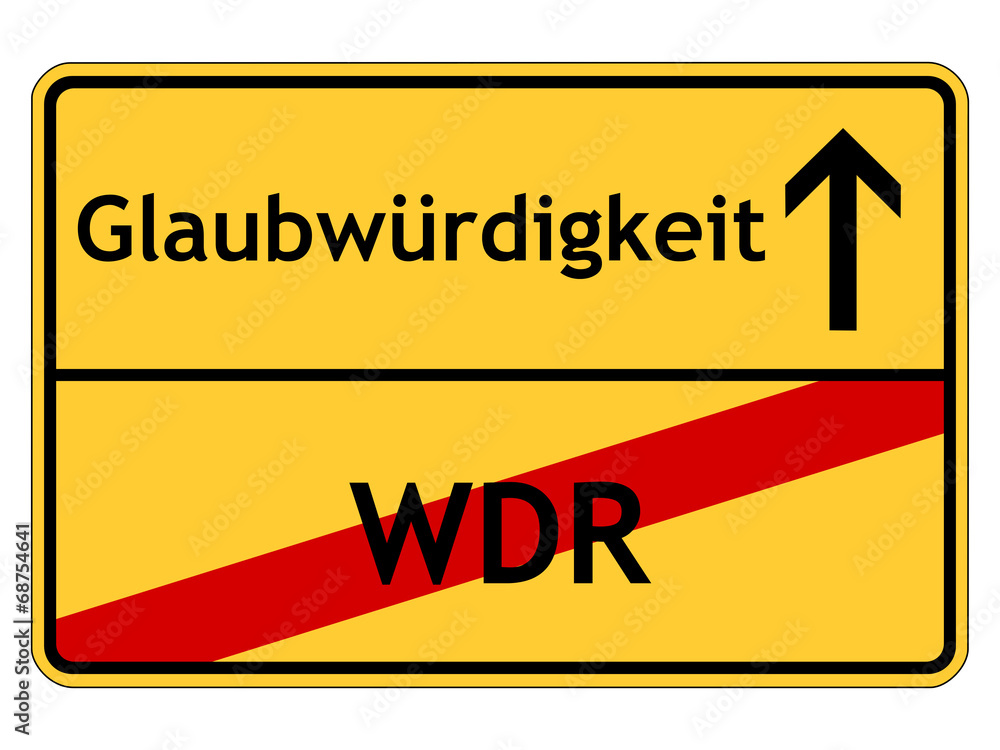 Glaubwürdigkeit des WDR Glaubwürdigkeit des WDR