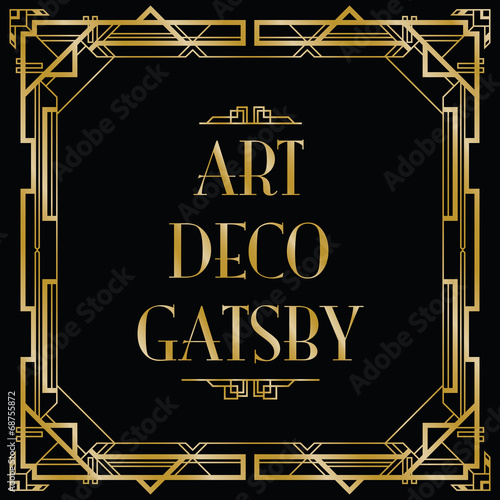 gatsby art deco background