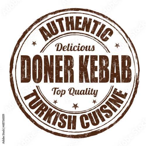 Doner kebab stamp