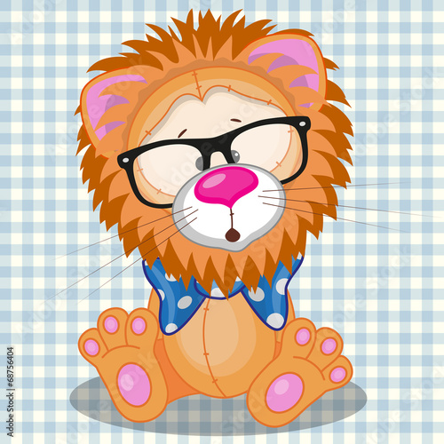 Fototapeta Naklejka Na Ścianę i Meble -  Hipster Lion