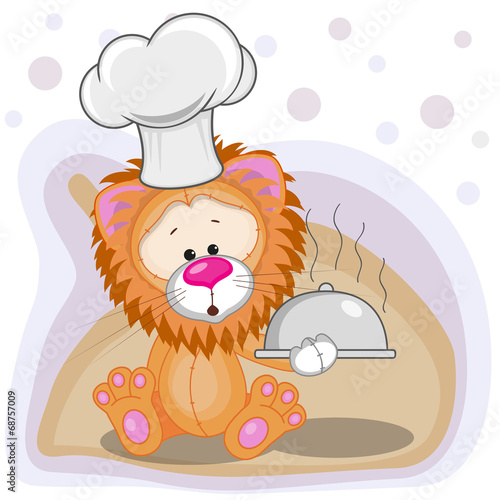 Fototapeta Naklejka Na Ścianę i Meble -  Cook Lion