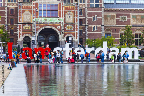 Photography Amsterdam, Netherlands. The square in front of the State museum