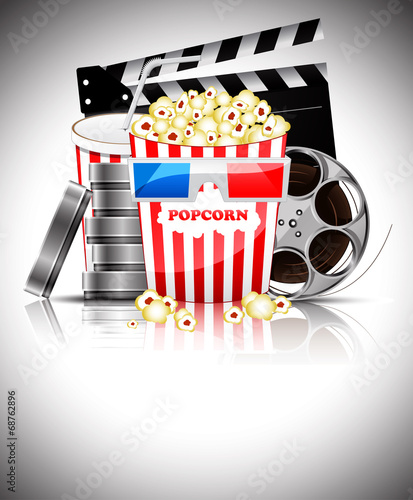 popcorn and soda at the movies