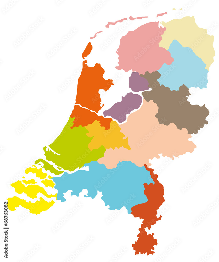 オランダの地図 Stock ベクター | Adobe Stock