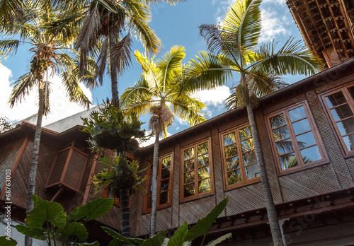 House with balcony. Сourtyard. La Orotava, Tenerife