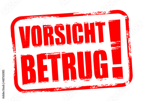 Vorsicht Betrug