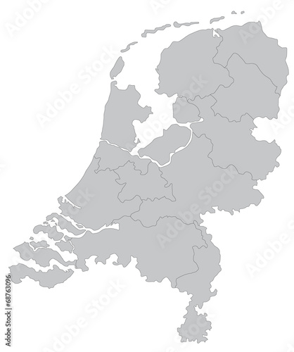 オランダの地図