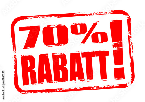 70 % Rabatt